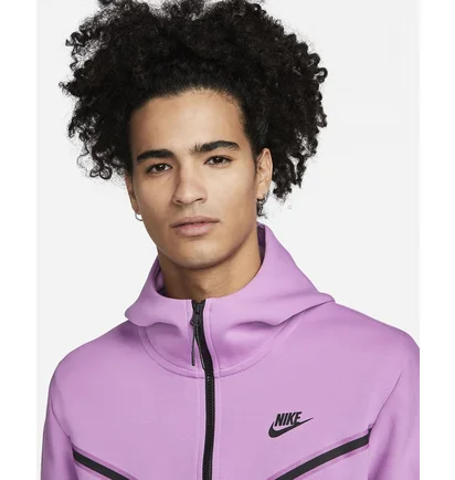 Куртка чоловіча Nike Tech Fleece Full-Zip Hoodie Pink Cu4489-532