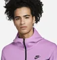 Куртка чоловіча Nike Tech Fleece Full-Zip Hoodie Pink Cu4489-532