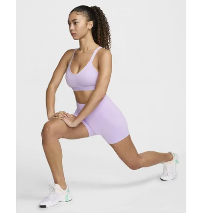 Топ женский Nike Indy Medium Support Padded Adjustable Sports Bra Violet FD1065-512