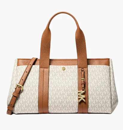 Сумка женская Michael Kors Romee Small Signature Logo Beige/Brown 30T5G1ZS1B-VANILLA-ACORN-117622
