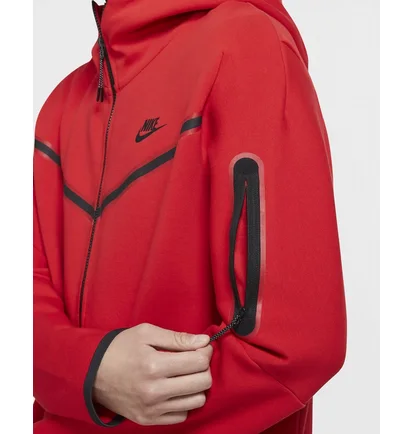 Толстовка чоловіча Nike Nsw Tech Fleece Hoodie Full-Zip Red CU4489-657