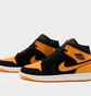 Кросівки чоловічі Air Jordan Air 1 Mid Black/Orange FJ4923-008