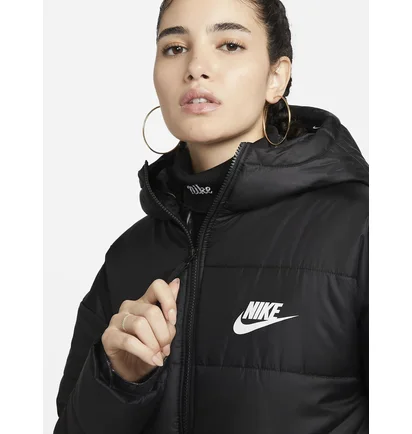 Парка женская Nike W Nsw Syn Tf Rpl Hd Black Dx1798-010