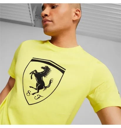 Футболка мужская Puma Scuderia Ferrari Race Bid Shield Yellow 620951-04