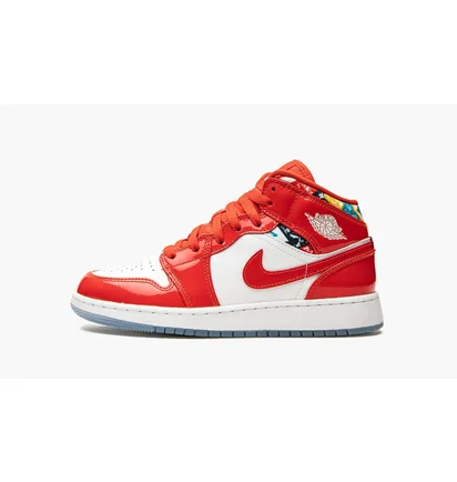 Кроссовки детские Air Jordan Air 1 Mid Se Red Dc7248-600