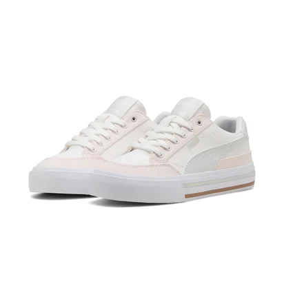 Кросівки унісекс Puma Court Classic Vulcanised White/Pink 396353-37