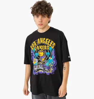 Футболка чоловіча NEW ERA Graphic Lakers Black 60565038