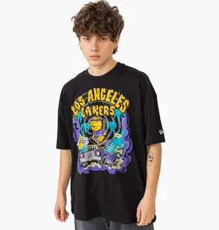 Футболка мужская NEW ERA Graphic Lakers Black 60565038