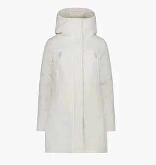 Пуховик женский CMP Coat Fix Hood Feel Warm White 35K3596-A143