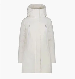 Пуховик женский CMP Coat Fix Hood Feel Warm White 35K3596-A143