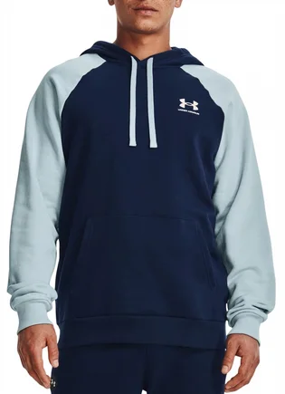 Худі чоловіче Under Armour Sweatshirt Rival Flc Colorblock Hd Blue 1366357-409
