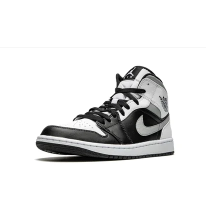 Кроссовки мужские Air Jordan 1 Mid Black/White 554724-073