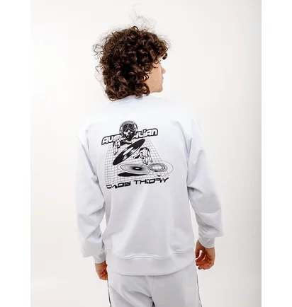 Свитшот мужской AUSTRALIAN Mixing Chaos Crewneck White HCUFE0063-002