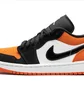 Кроссовки мужские Air Jordan 1 Low Black/Orange 553558-128