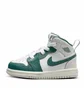 Кросівки дитячі Air Jordan 1 Mid Se White/Green FQ8086-103