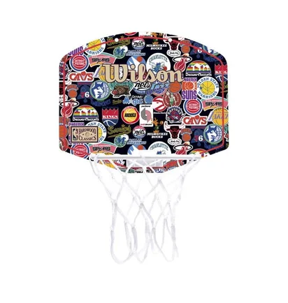 Навісне баскетбольне міні-кільце Wilson Nba Team Retro Multi WZ6017301