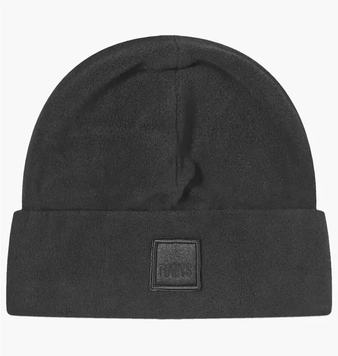 Шапка унісекс Rains Fleece Beanie T1 Black 20160-01