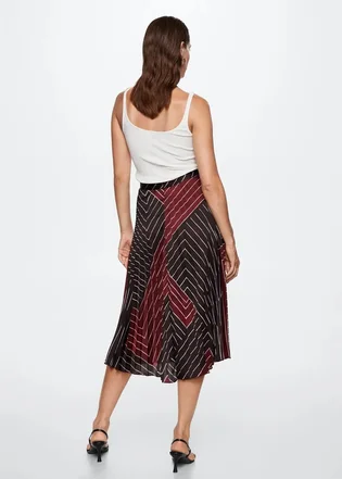 Спідниця жіноча Mango Falda Bordo 37085967