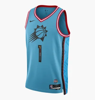 Майка чоловіча Nike Dri-Fit Nba Swingman Devin Booker Phoenix Suns City Edition Light Blue DO9607-416