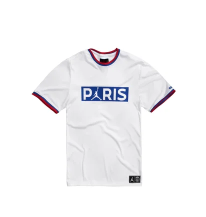 Футболка чоловіча Air Jordan Psg Paris Saint-Germain White BQ8358-100