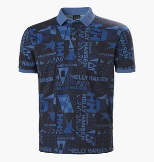 Поло чоловіче Helly Hansen Newport Polo Black/Blue 34304-585