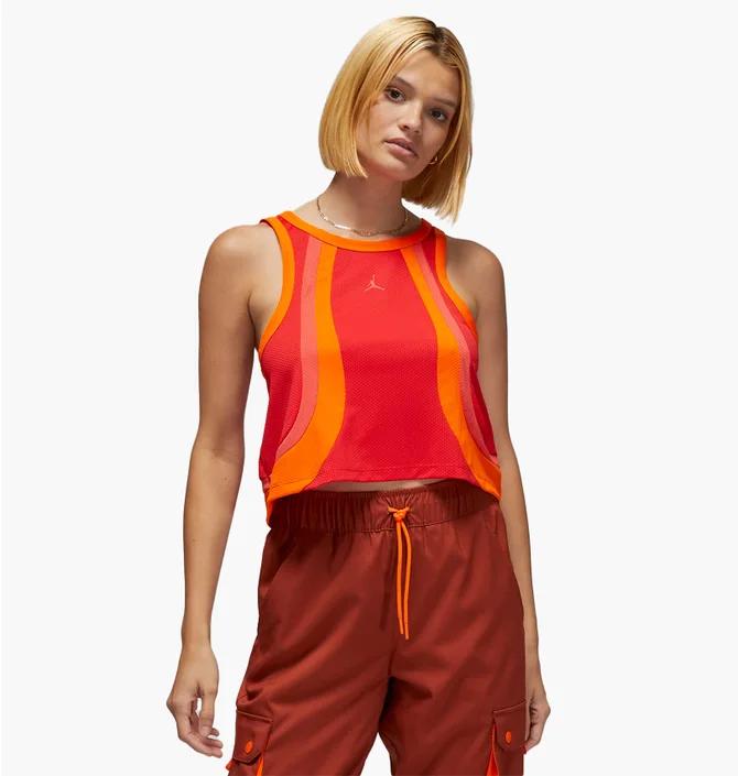 Майка женская Air Jordan Sport WomenS Mesh Tank Orange DQ4433-612