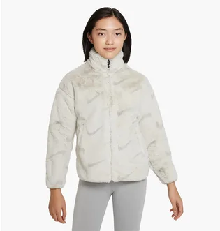 Куртка детская Nike G Nsw Trnd Fx Fur Aop Jkt White DV3252-072
