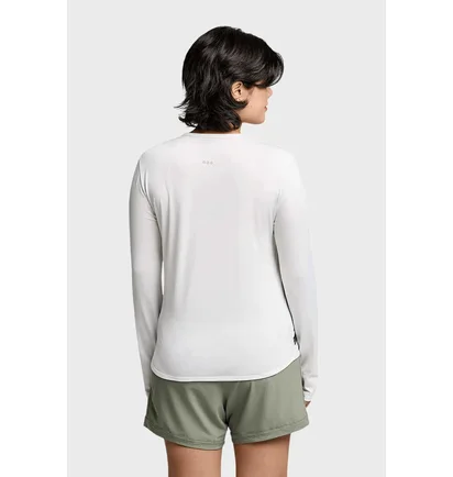 Лонгслив женский Saucony Stopwatch Long Sleeve White SAW800486-WH
