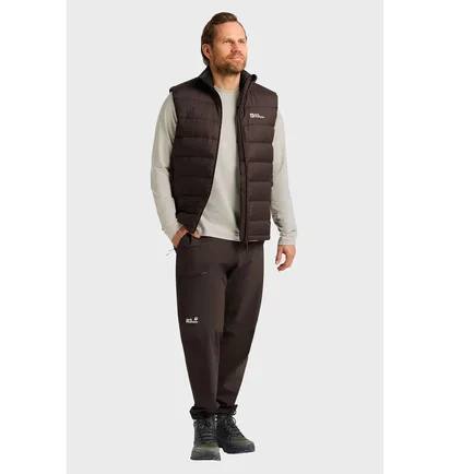 Жилетка чоловіча Jack Wolfskin Ather Down Brown 1207691D-0108