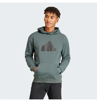 Худи мужское Adidas Future Icons Badge Of Sport Hoodie Green IN3324