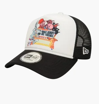 Кепка унісекс NEW ERA Warner Bros Trucker Black/White 60565412