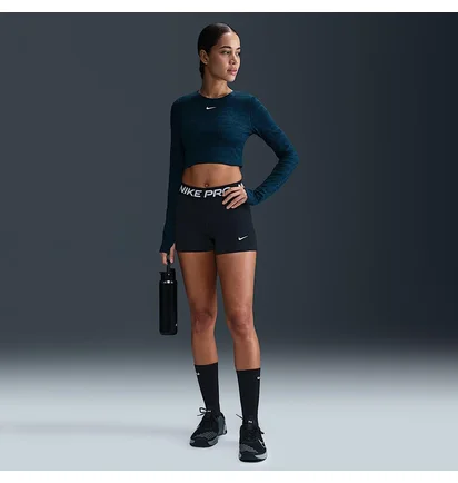 Лонгслів жіночий Nike Pro Blue HJ4281-478