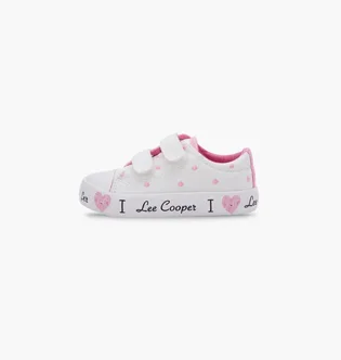 Кеды детские Lee Cooper I Love White LCW-25-02-3264K