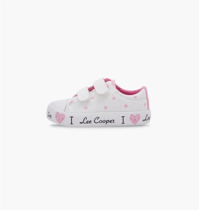 Кеды детские Lee Cooper I Love White LCW-25-02-3264K