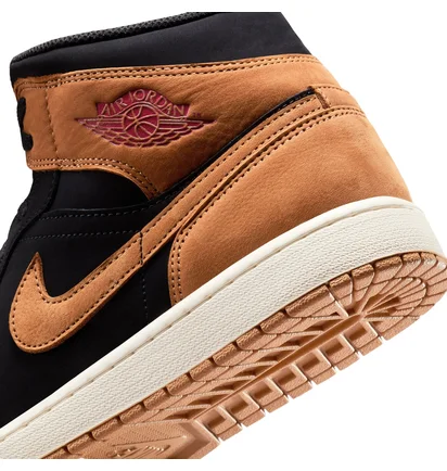 Кросівки чоловічі Air Jordan Mid Se Black/Brown HV4091-002