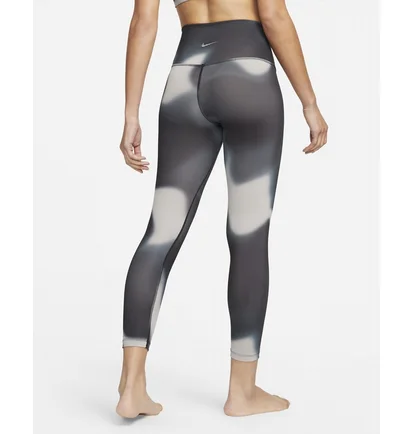 Леггинсы женские Nike Womens 7/8 High-Rise Printed Leggings Black/White Dm7015-070