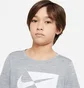 Футболка детская Nike Dri-Fit Hbr Ss Top Grey DA0282-084