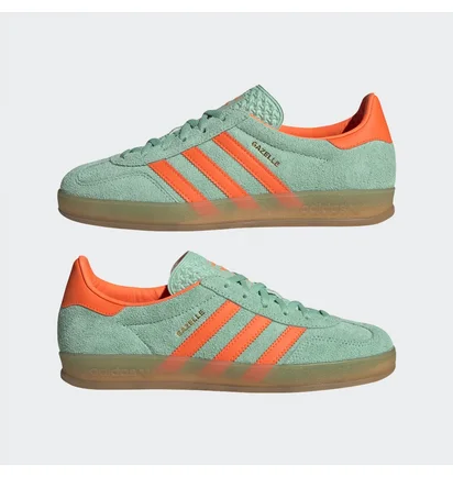 Кроссовки женские Adidas Gazelle Indoor Shoes Turquoise HQ8714