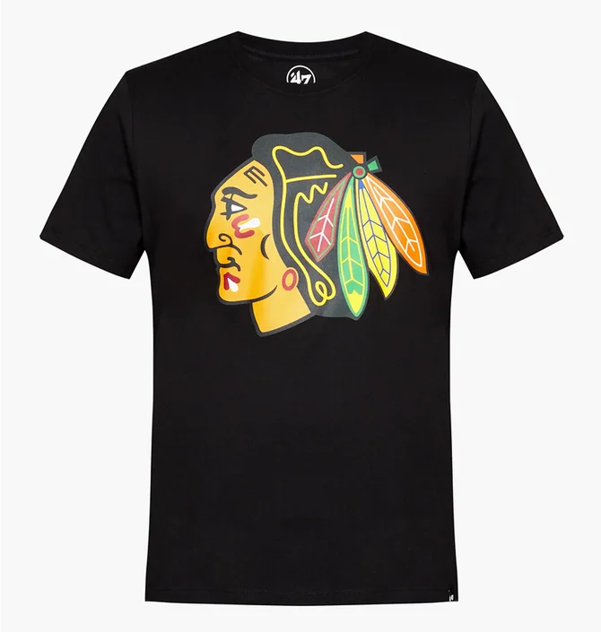 Футболка чоловіча 47 Brand Chicago Blackhawks Black 544230Jk-Fs