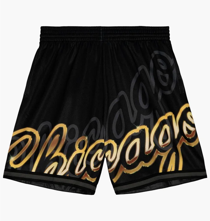 Шорти чоловічі Mitchell & Ness Nba Big Face 4.0 Fashion Short Chicago Bulls Black Pshr1259-Cbuyypppblck