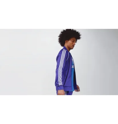 Олімпійка чоловіча Adidas Adicolor Classics Sst Track Top Violet IR9885