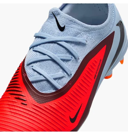 Бутсы детские Nike Phantom 6 Low Pro Red/Light Blue HM9204-400