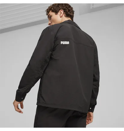 Олимпийка мужская Puma Shirt Jacket Black 623681-01