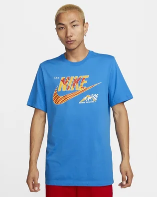 Футболка мужская Nike Sportswear T-Shirt Blue FQ3758-435