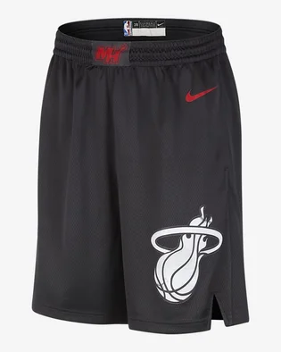 Шорты мужские Nike Dri-Fit Nba Swingman Miami Heat City Edition 2023/24 Black DX8708-010