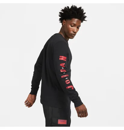 Лонгслив мужской Air Jordan Aj6 Graphic Long Sleeve Men’S T-Shirt Black DD5231-010