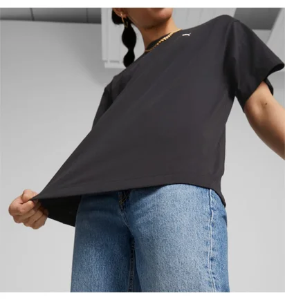 Футболка женская Puma Yona Sunp Mock Neck Tee Black 537977-01