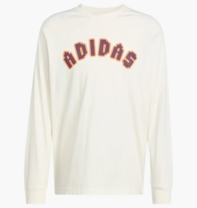 Лонгслів чоловічий Adidas Tiles Loose White JY2999