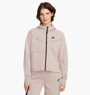 Толстовка женская Nike Sportswear Tech Fleece Windrunner Beige Cw4298-272
