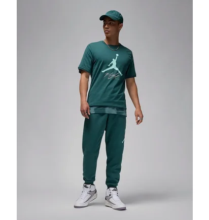 Футболка мужская Air Jordan Flight Hbr Tee Green AO0664-366